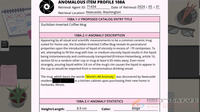 《Anomalous Intake》PC免费发布 超自然物品收集整理(图5)