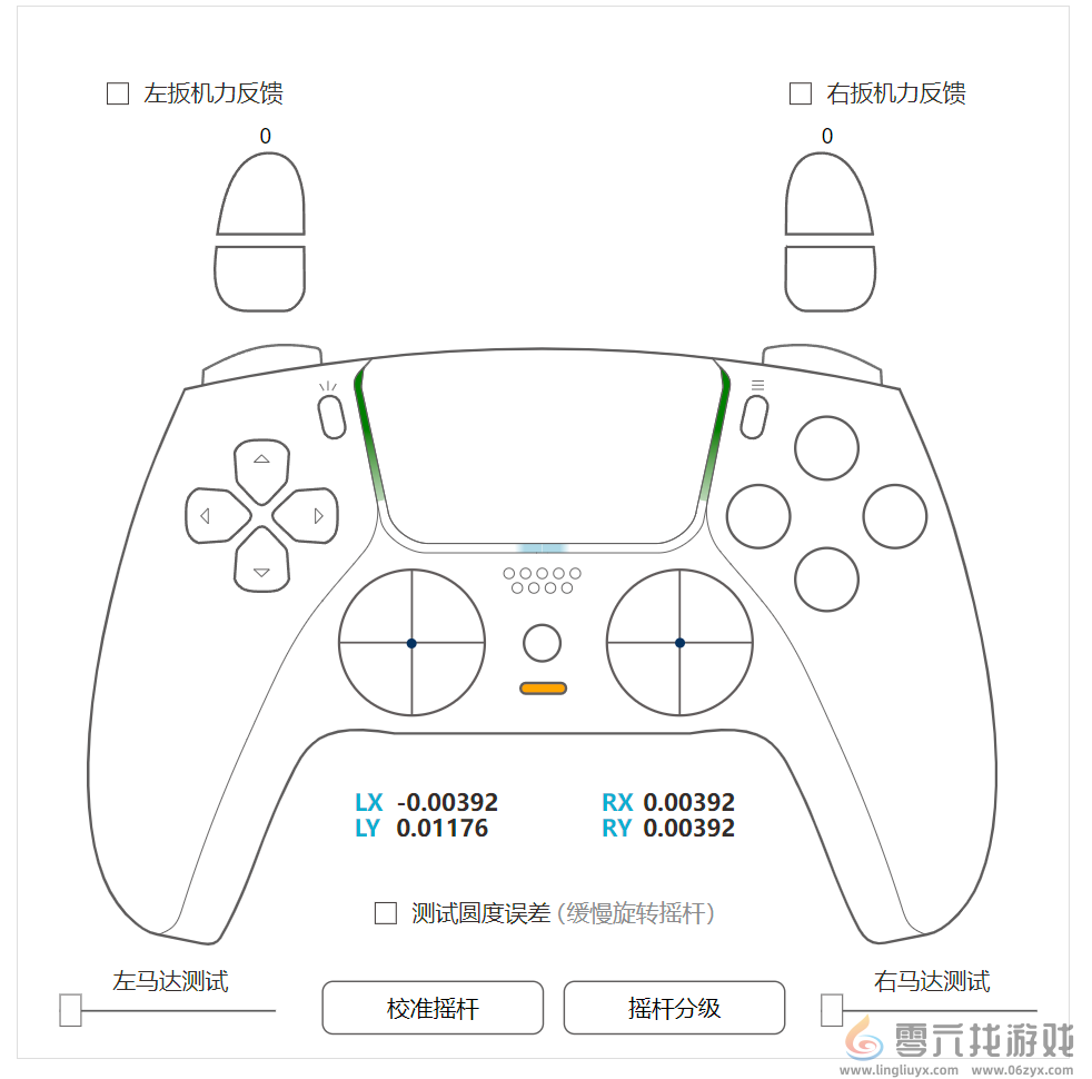 谷粒科技给手柄测试工具新增PS4和PS5游戏手柄的摇杆校准功能(图1)